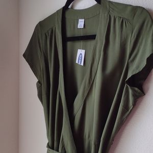 OLD NAVY | midi wrap dress